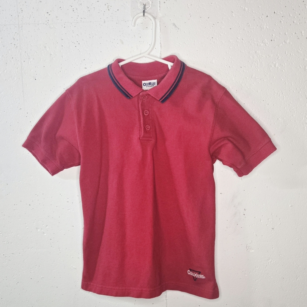 Vintage OshKosh B'gosh Vibrant Red Polo Shirt
